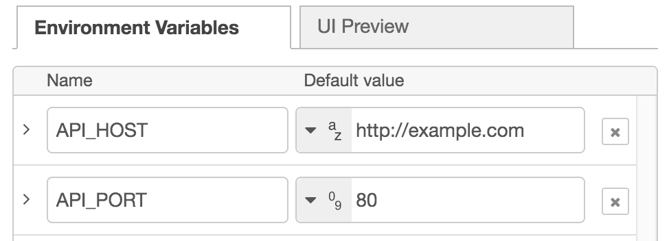 Editing subflow properties